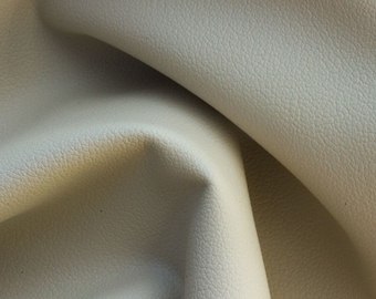 4-way stretch faux leather: sandstone