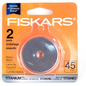 Fiskars: 45mm Titanium replacement blade 2-pack