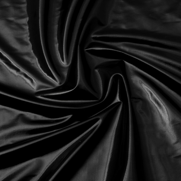 Black Vinyl Fabric