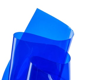 Vinilo transparente azul calibre 12