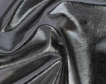 Metallic Foil Spandex: Silber