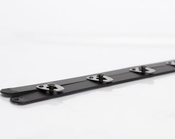 Black corsetry busks