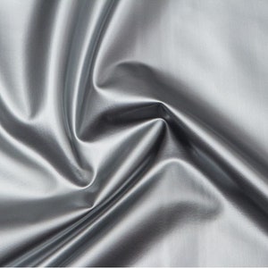 Silver Vinyl Fabric