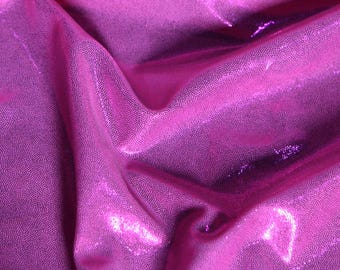 Glitter foil spandex: Rose