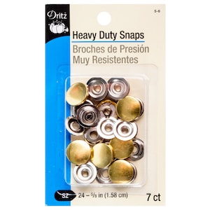 Heavy Duty: Gold capped snaps