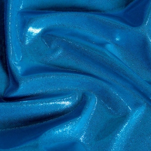 Glitter foil spandex: Blue Jewel