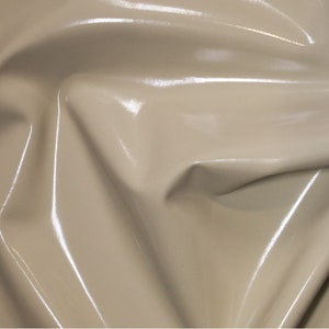 Stretch PVC Fabric: Tan