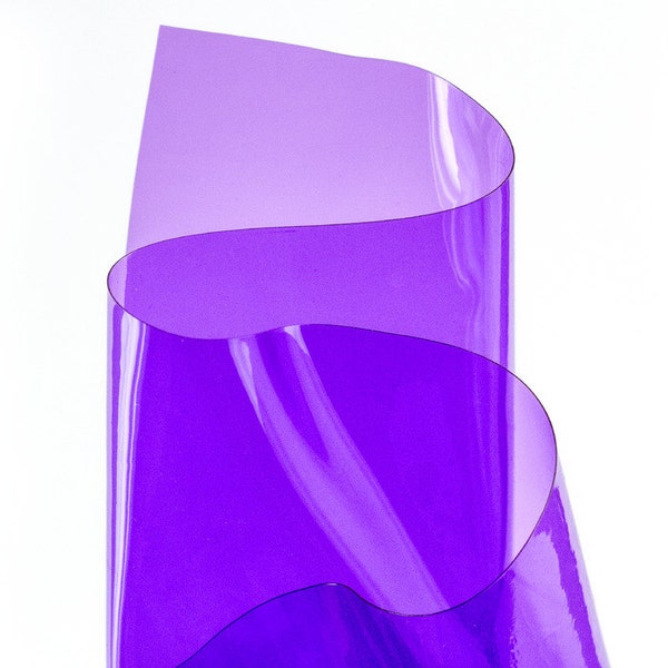 Vinilo transparente púrpura