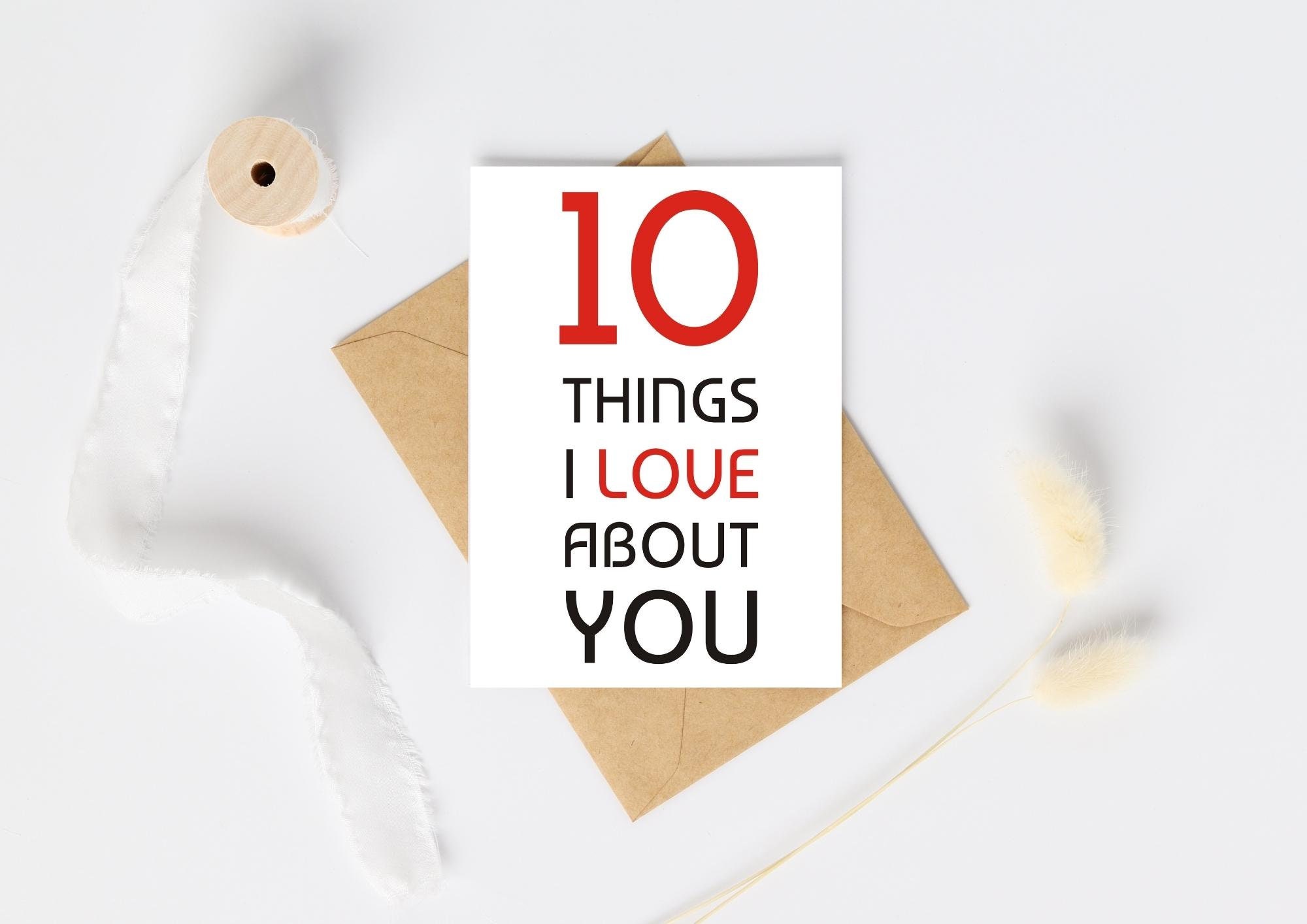 Printable Love Card Anniversary Card for Boyfriend for Girlfriend Digital Download Card for Him ...
