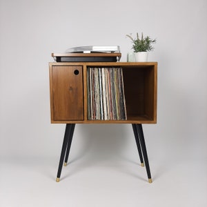 Compact Classic Sideboard | Media Console | Media Console with Black Legs | Mid Century Modern Design |