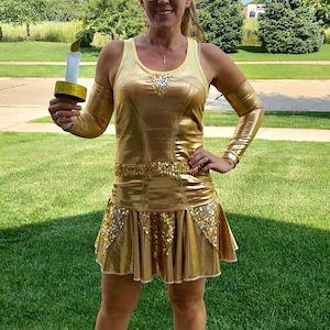 Lumiere Candlestick Inspired Running Complete Outfit / Skirt / Costume  Halloween 