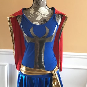 Strange Magic Inspired Superhero Running costume tank/belt only