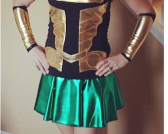 lo key Inspired Superhero Running costume/Skirt