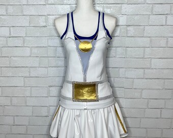 Hawaiian Elvis Alien inspired running skirt/costume
