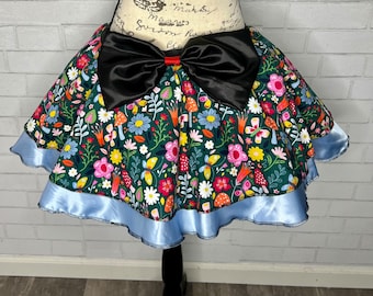 ALICE in Wonderland Garden Inspired Running/Athletic/Cosplay Skirt