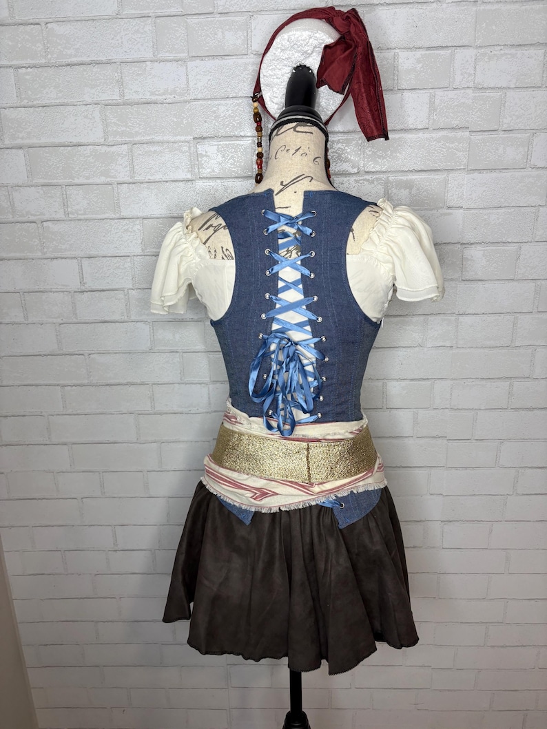 Captain Jack Pirate inspired Ladies Costume image 2