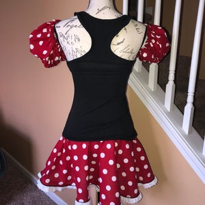 Mini Lady Mouse Inspired Running Skirt Costume Tank/skirt - Etsy