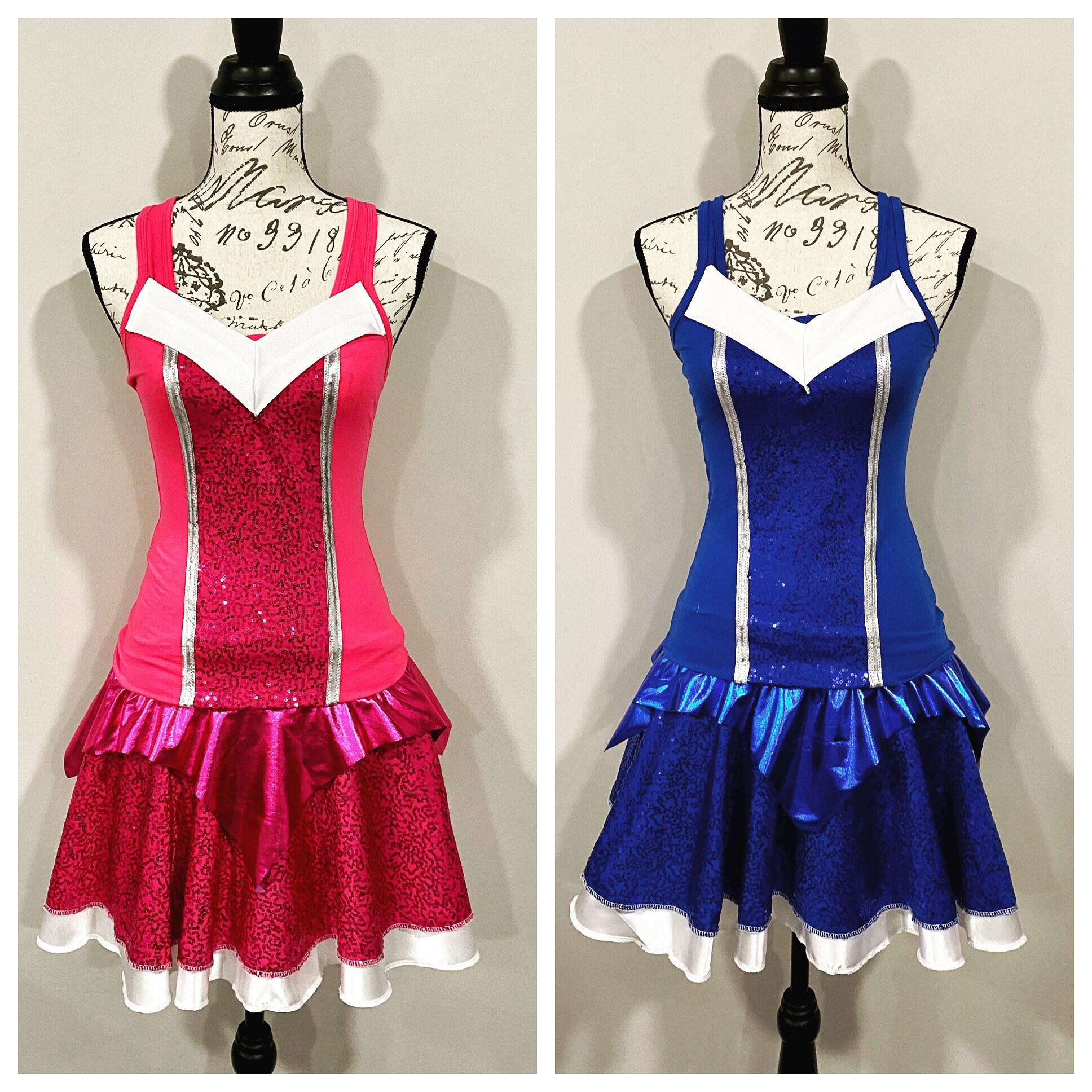 Bling Beauty sleeping blue Inspired Running Complete Outfit / skirt / Costume Halloween
