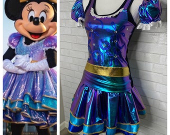 Mini Lady Mouse 50th anniversary celebration inspired running costume