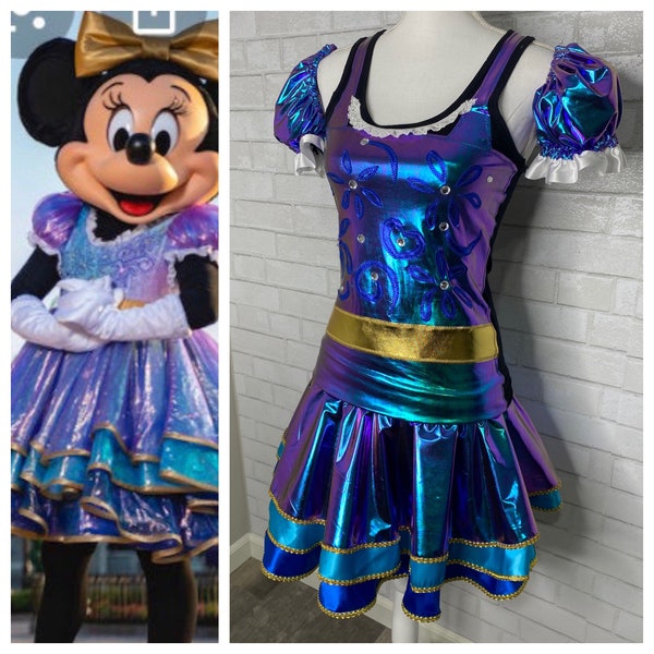 Mini Lady Mouse 50th anniversary celebration inspired running costume