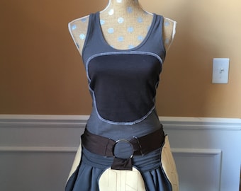 Ash soka Tano Inspired Running costume  outfit skirt/tank top