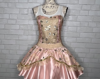 Bling Rapunzel wedding dress Inspired Running Complete Outfit /Cosplay / Costume Halloween