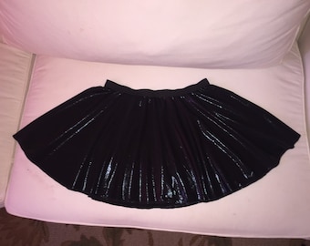 DARTH/ Outer Space/ Villain Inspired BLACK Running costume Performance fabric outfit skirt