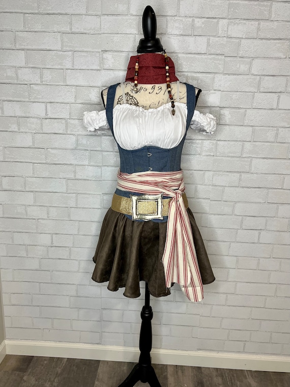 Buy Captain Jack Pirate Inspired Ladies Costume Online in India 