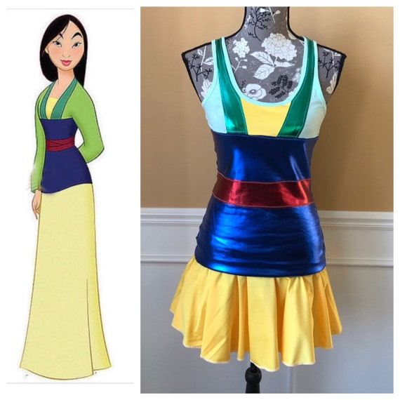 mulan green dress