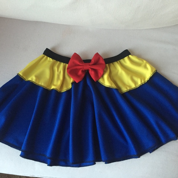 Sailor Duck inspired Running Circle skirt/costume Blue/yellow/red