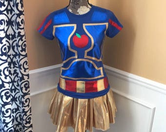 Apple princess/Bounty Hunter mash up costume Running/Athletic Performance Top ONLY