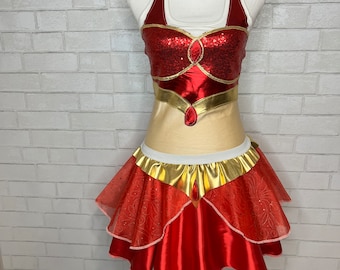 Bling Jasmine dress Inspired Complete Outfit / skirt / Costume Halloween
