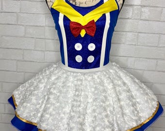 Bling Don the Duck sailor Inspired Running costume outfit skirt/tank top