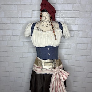 Captain Jack Pirate inspired Ladies Costume image 7