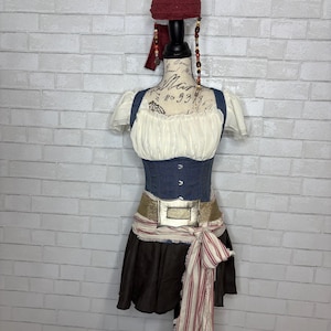 Captain Jack Pirate inspired Ladies Costume image 1