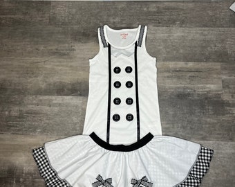 KIDS Remy Chef Inspired Running Costume skirt/tank top