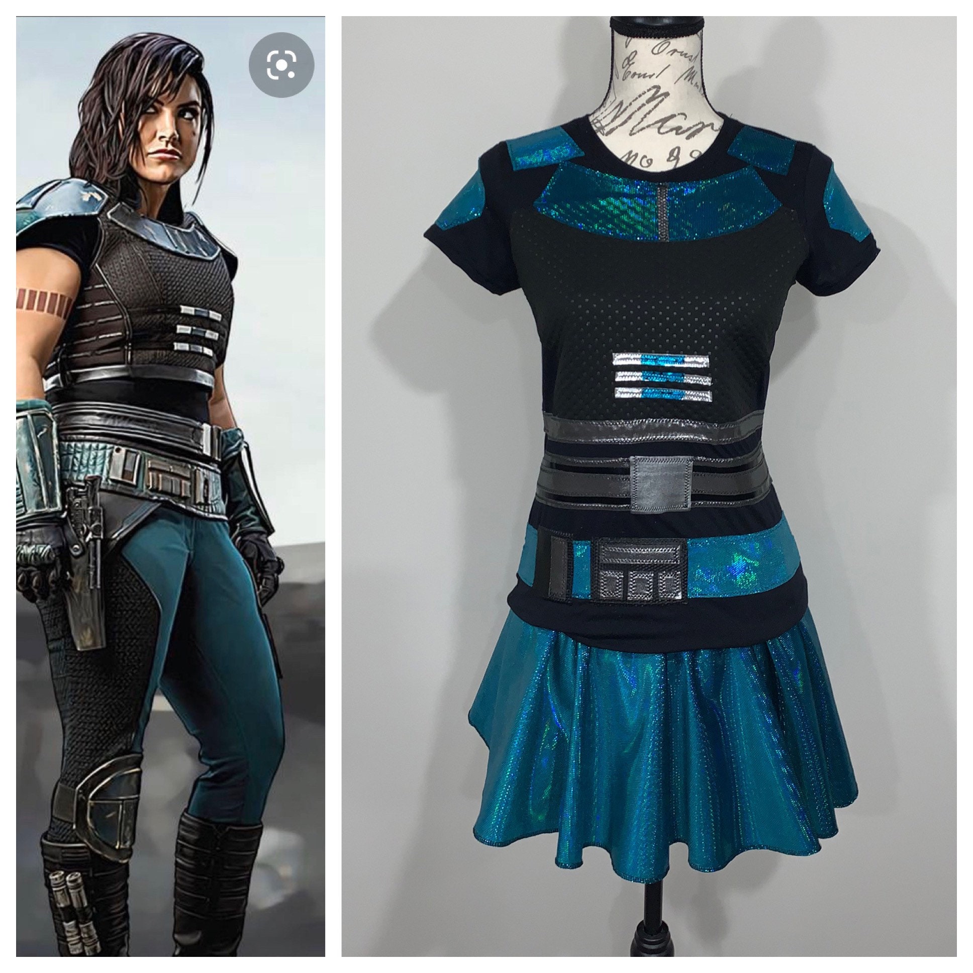 Mandalorian Cara Dune Inspired Running Athletic Performance top