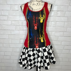 Nascar checkered skirt hotsell