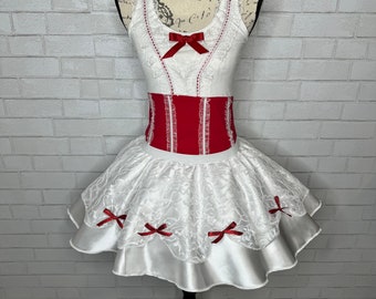 Mary Poppins Inspired Running Complete Outfit / skirt / Costume Halloween