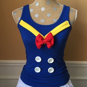Don the Duck Sailor Inspired Running Complete Outfit / Skirt / Costume ...