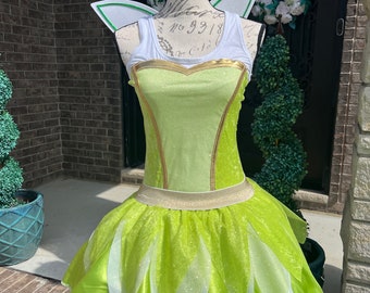 Tinker Fairy inspired Running/ Cosplay/ Costume/ Halloween