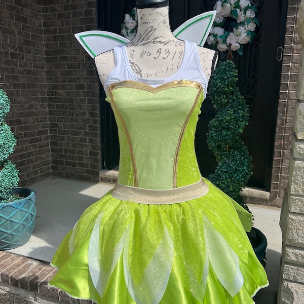 Tinker Fairy inspired Running/ Cosplay/ Costume/ Halloween