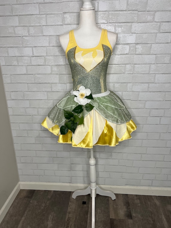 open lace back dress Disney Princess Tiana The Princess and the Frog Inspired Tutu Dress –  EverAfterTutuCo