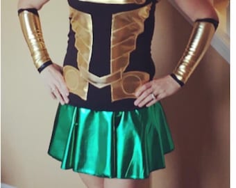 lo key Inspired Superhero Running costume/Skirt