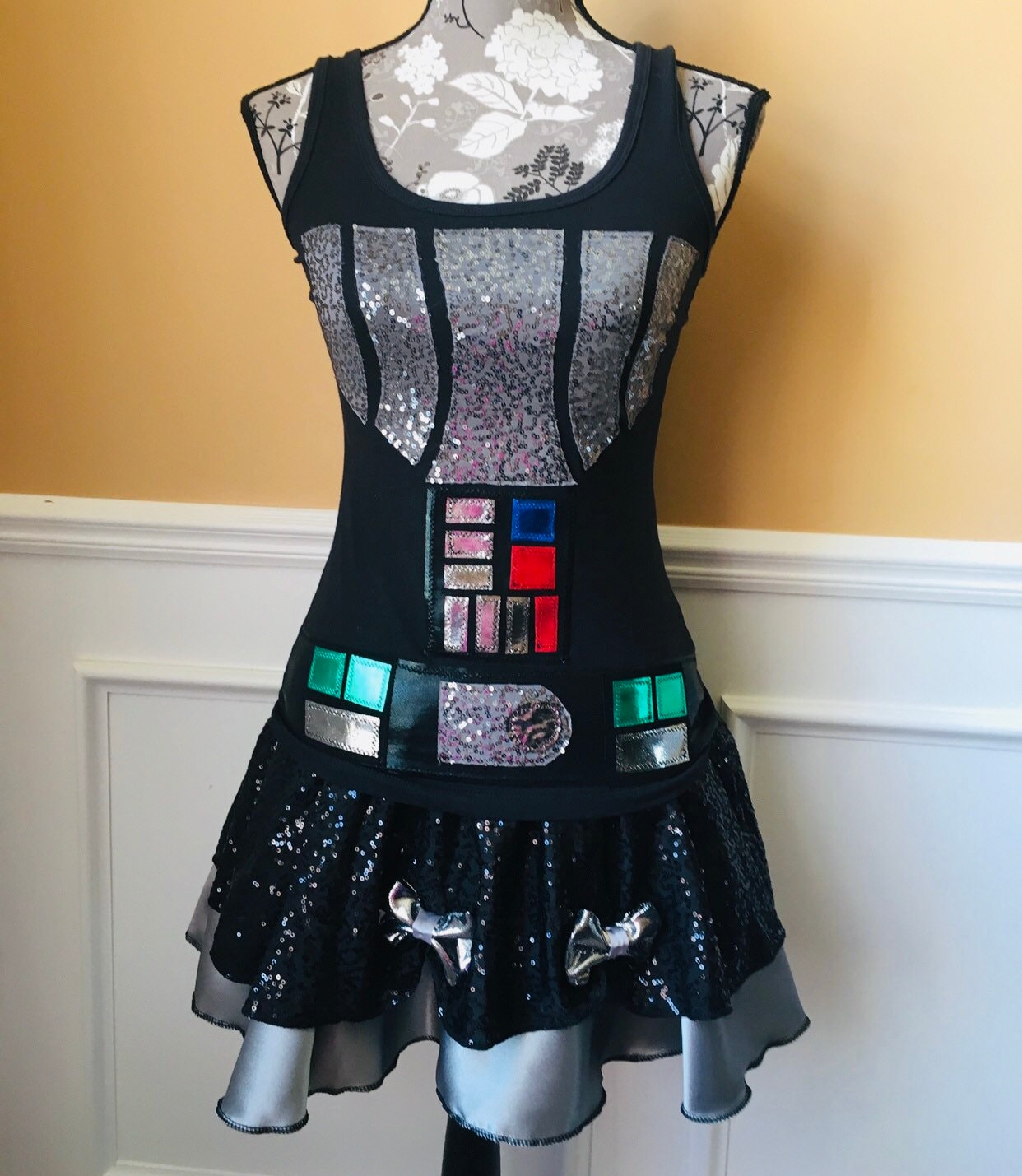 Bling DARTH Black Inspired Running costume