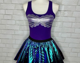 Mermaid Inspired Cosplay Running Costume Under the Sea