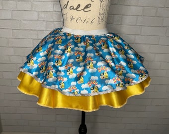 House Up balloon Inspired Cosplay Running costume Skirt  halloween
