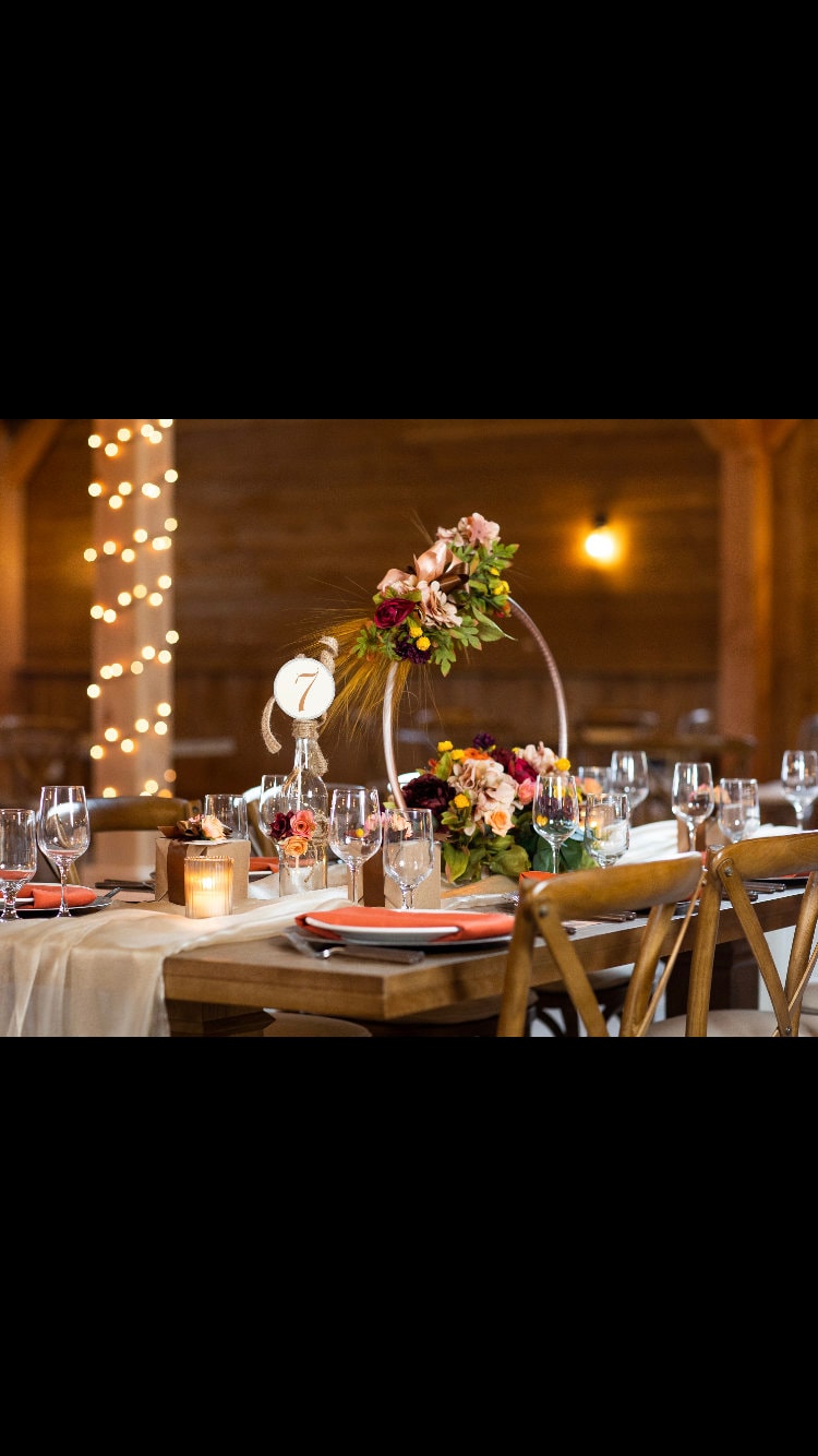 HOOP CENTERPIECE, Round Arch Centerpiece, Hoop Wedding Centerpiece