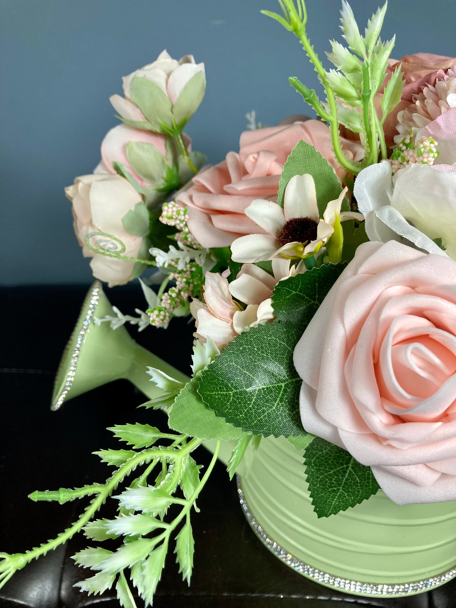 WATERING CAN CENTERPIECE Garden Party Centerpiece Metal Etsy