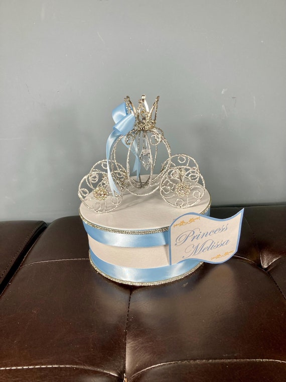 CINDERELLA CENTERPIECE, Cinderella Party Decor, Cinderella Carriage, Cinderella Coach, Cinderella Wedding, Cinderella Sweet 16, 1st Birthday
